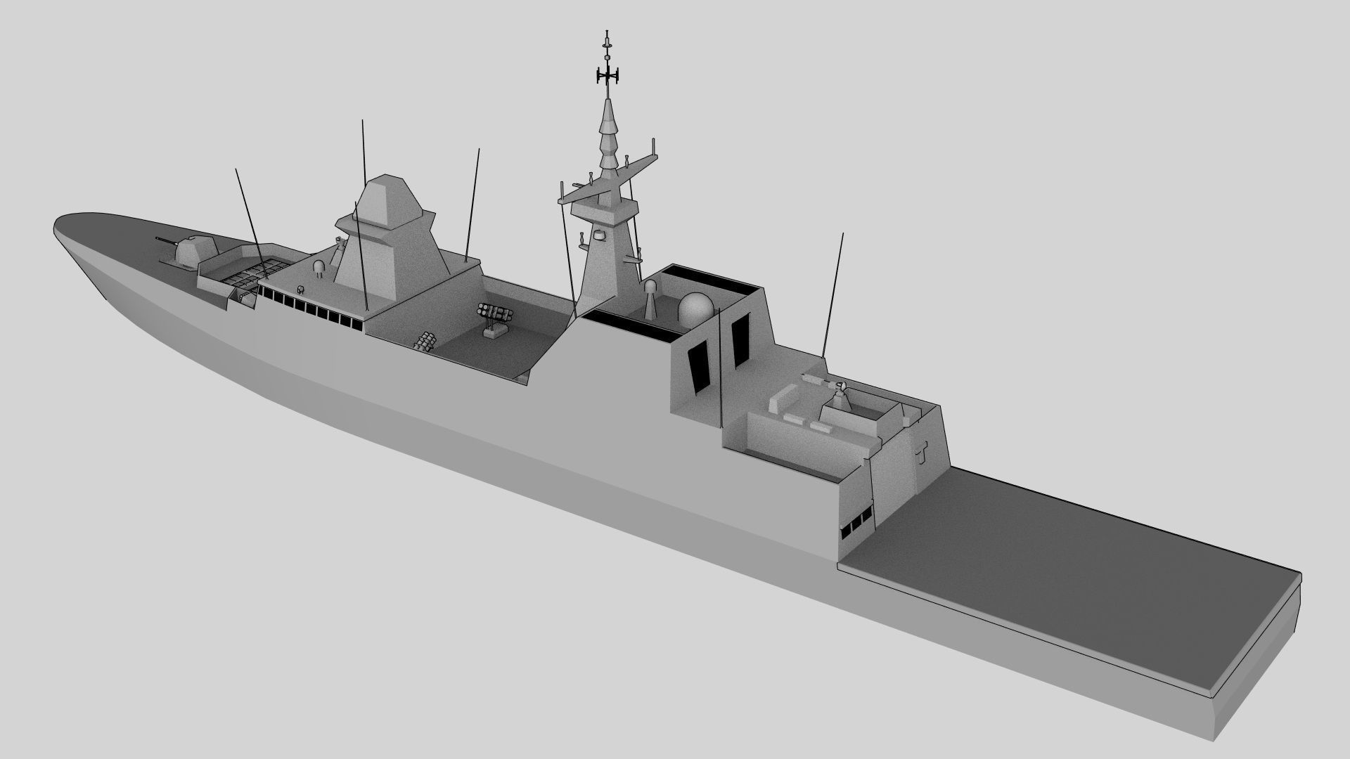 FFG Formidable Low-poly 3D model_4