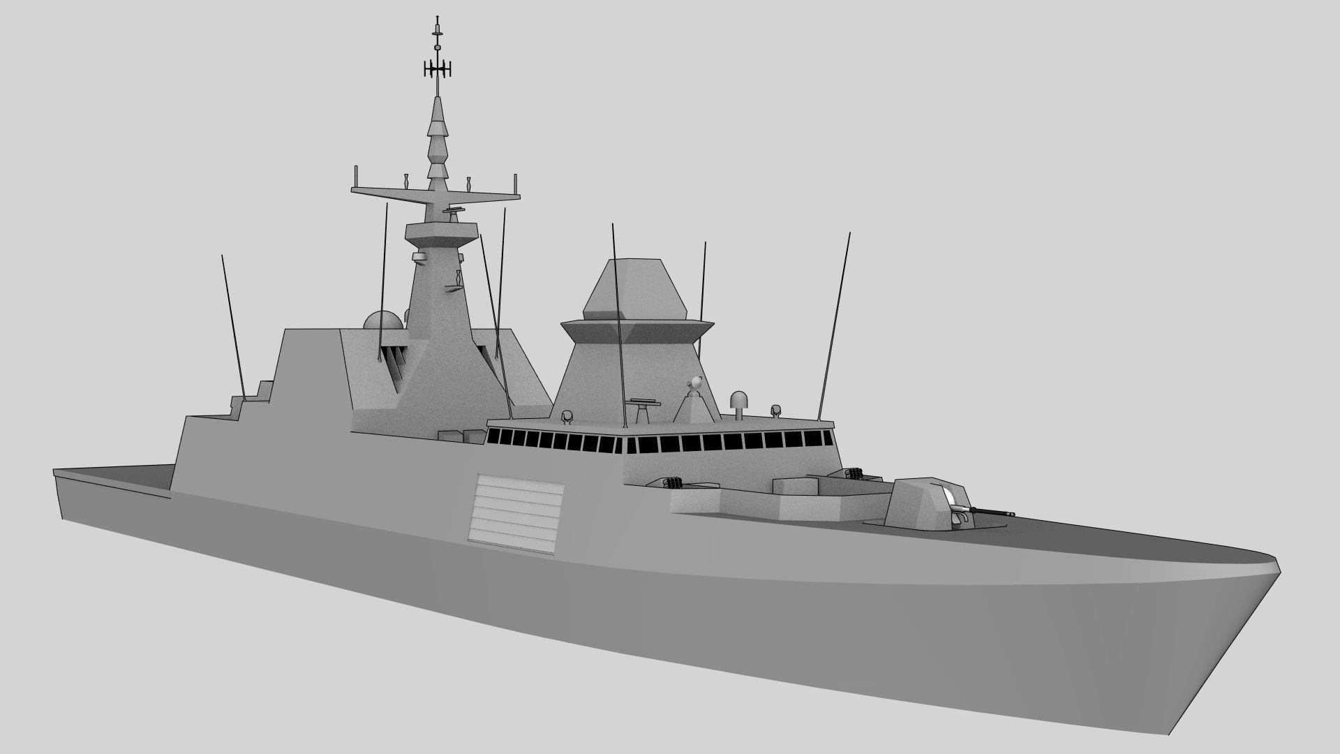 FFG Formidable Low-poly 3D model_6