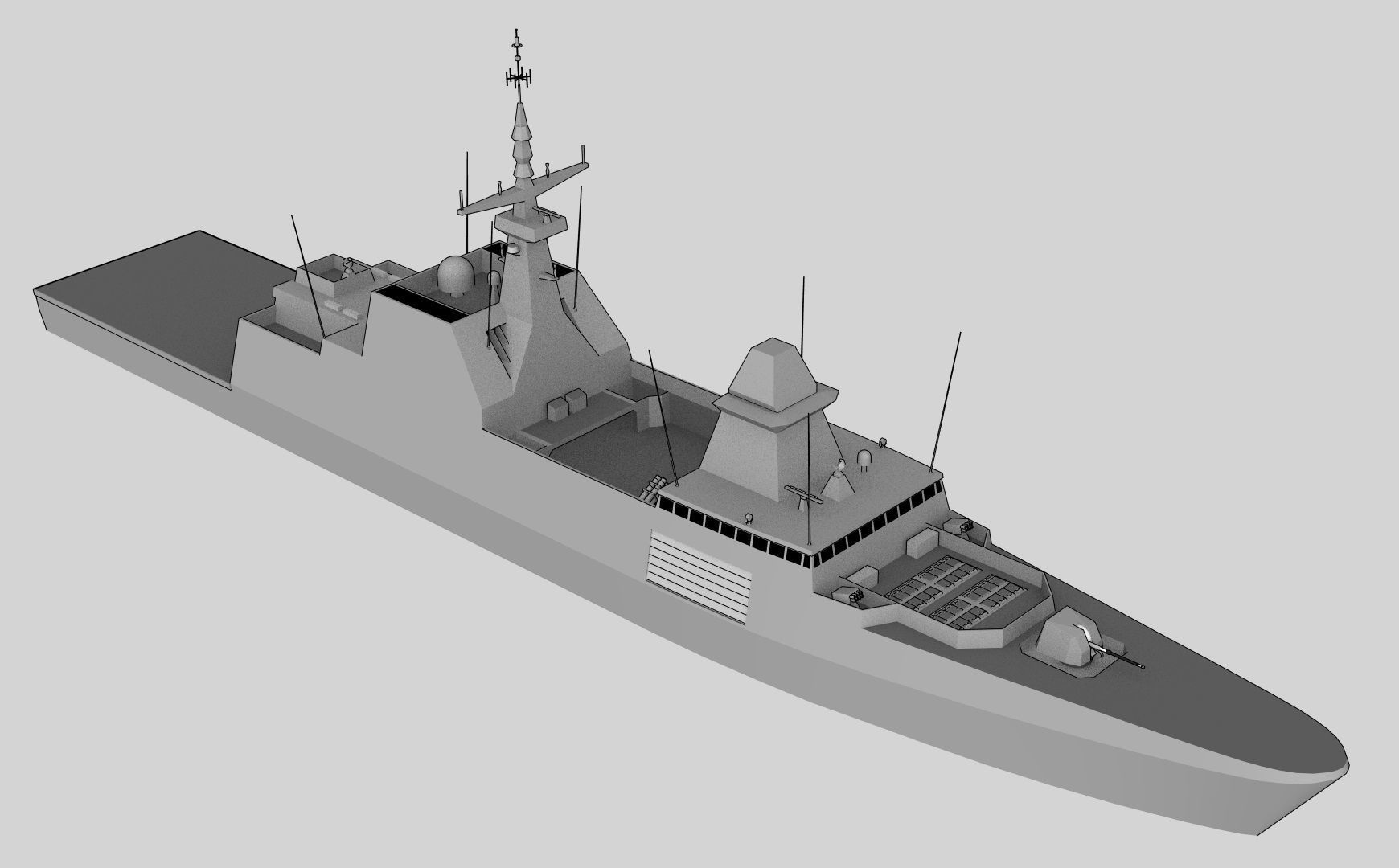 FFG Formidable Low-poly 3D model_1