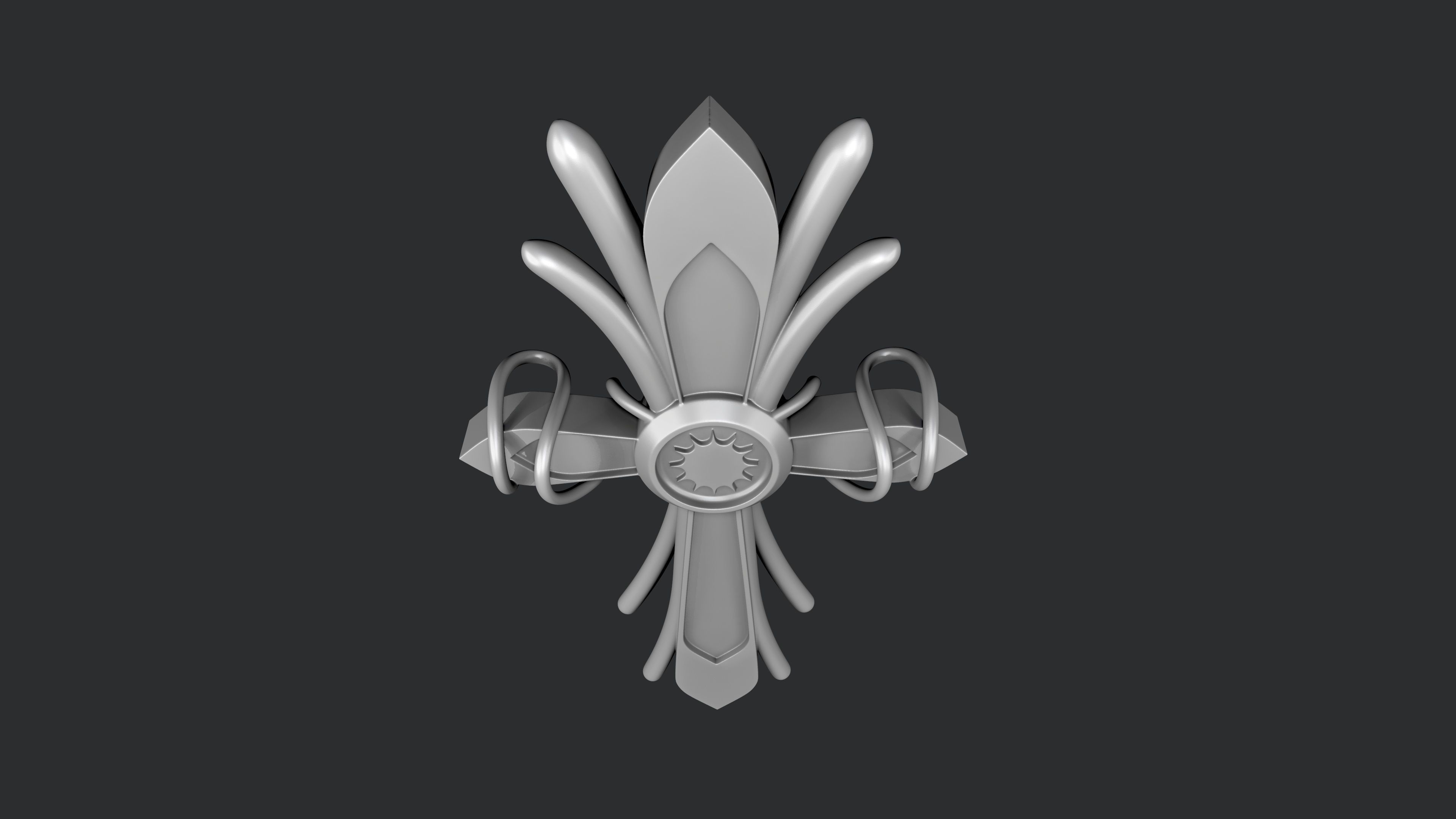 3d STL models for CNC cross 3D print model_5