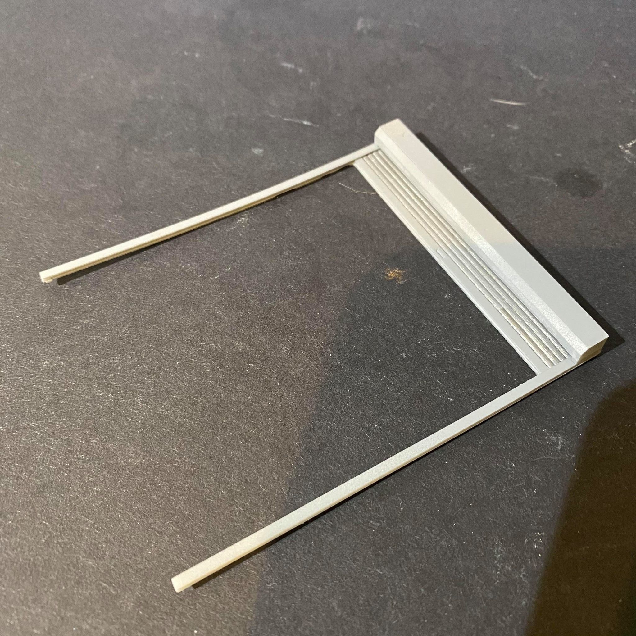 OPEN ROLLER SHUTTER DOOR 7MM SCALE O GAUGE MODEL RAILWAY 3D print model_4