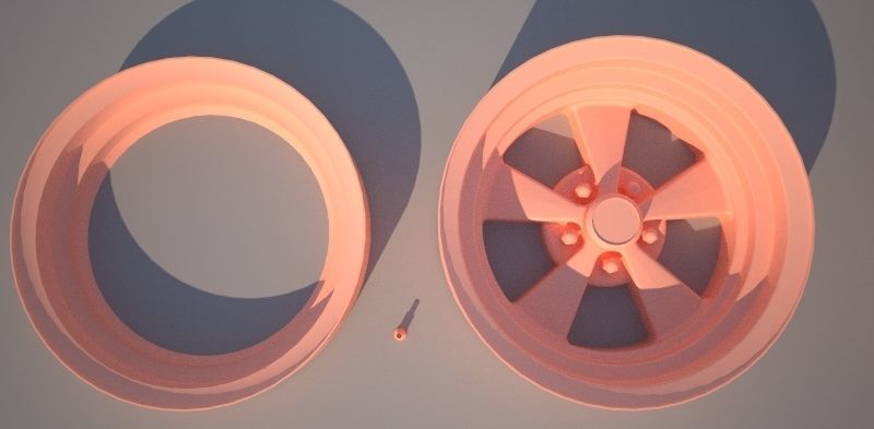 cragar s-s car wheel printable 3D print model_1