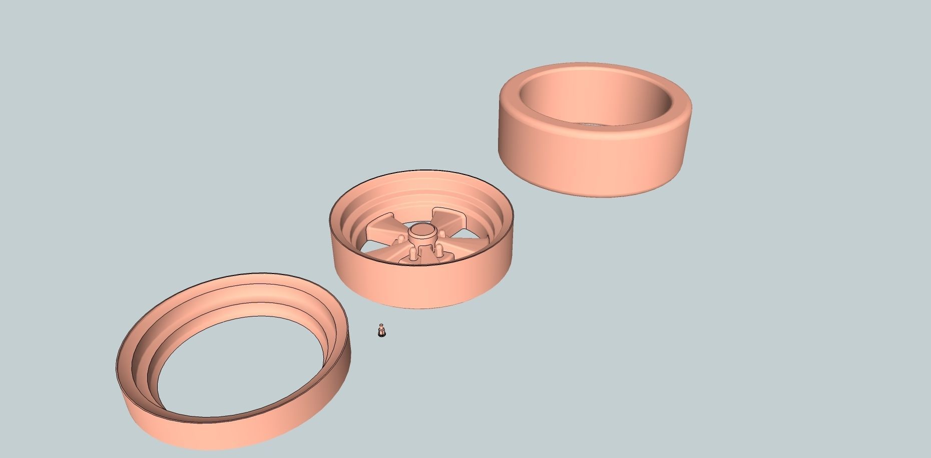 cragar s-s car wheel printable 3D print model_3