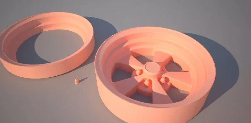 cragar s-s car wheel printable 3D print model_0