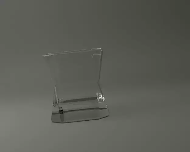 GLASSWARE---Alcohol Square Glass