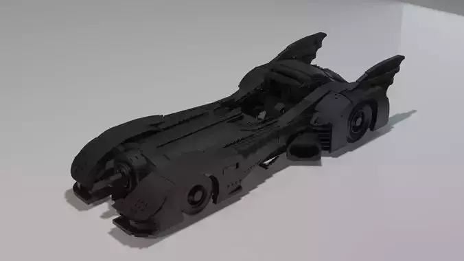 BATMAN CAR Free 3D model