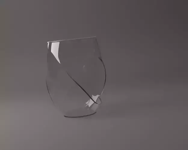 GLASSWARE---Alcohol Thumbprint Glass