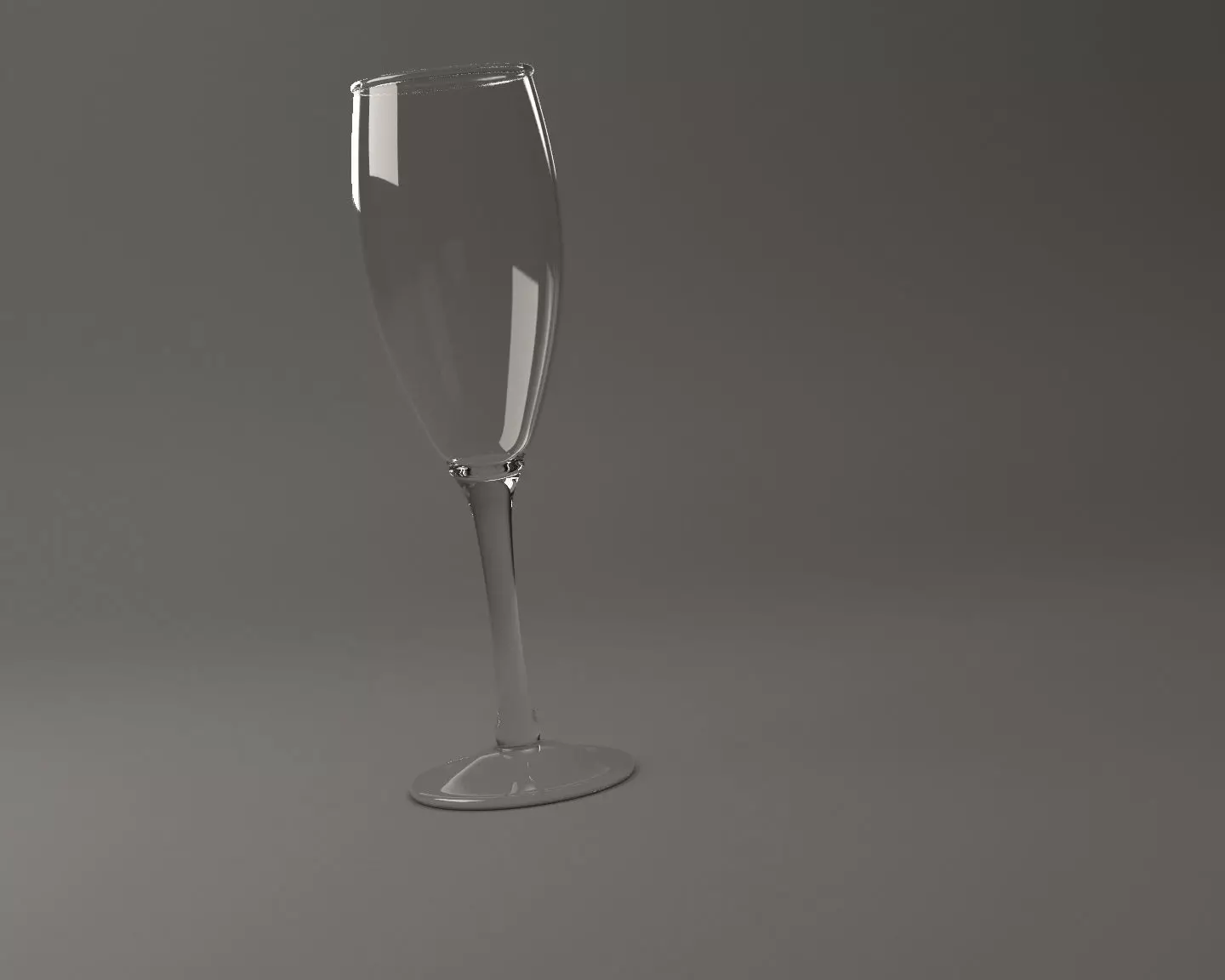 GLASSWARE---Champagne Flute 002 3D print model_0