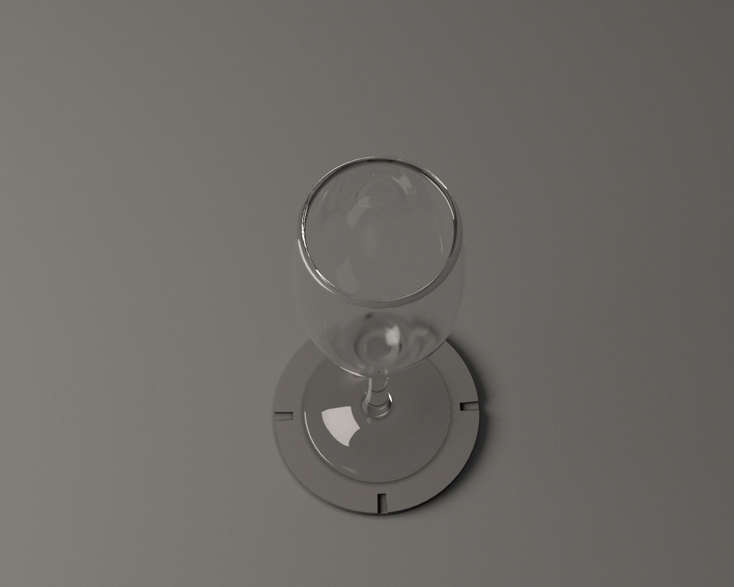 GLASSWARE---Champagne Flute 002 3D print model_25