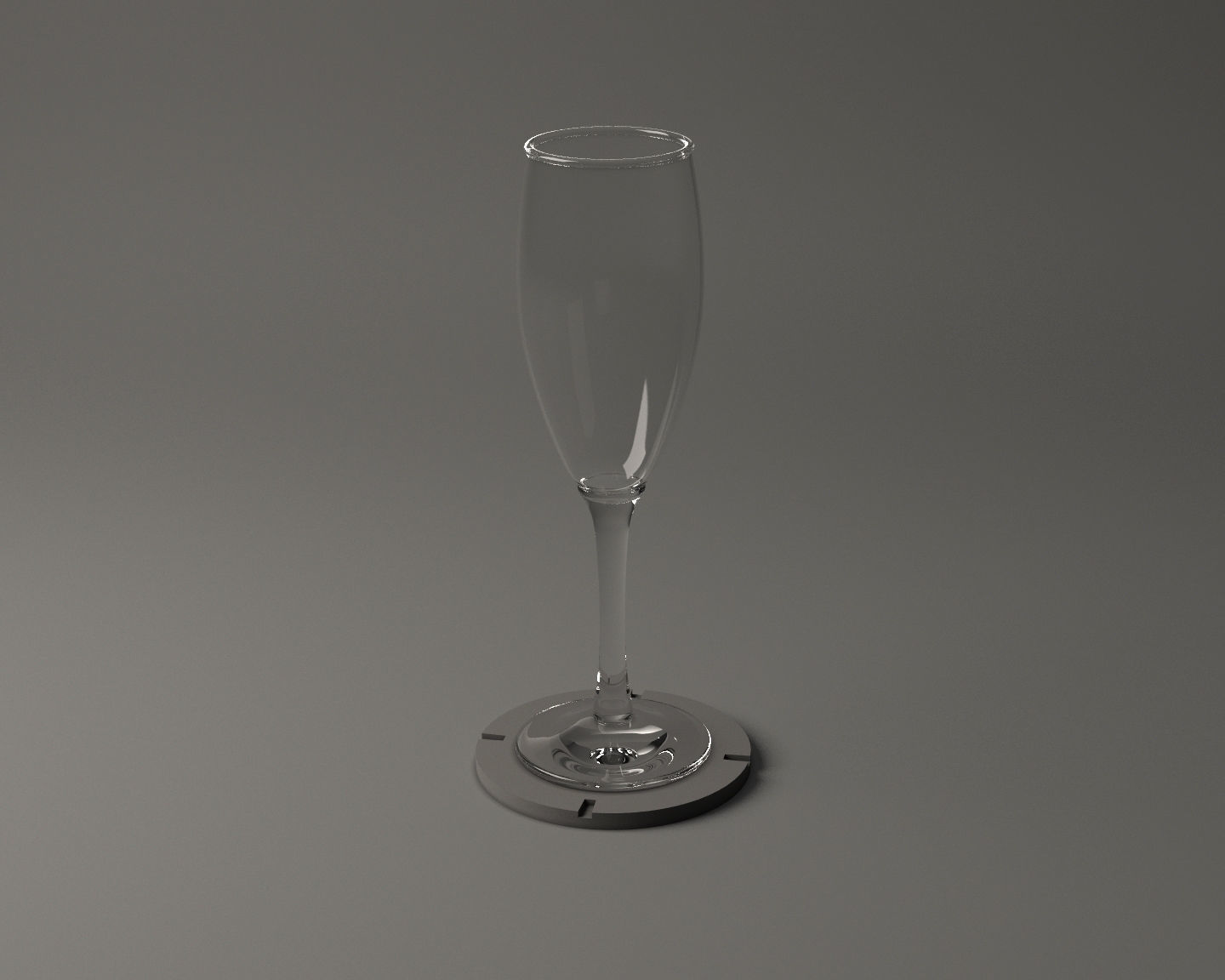 GLASSWARE---Champagne Flute 002 3D print model_7