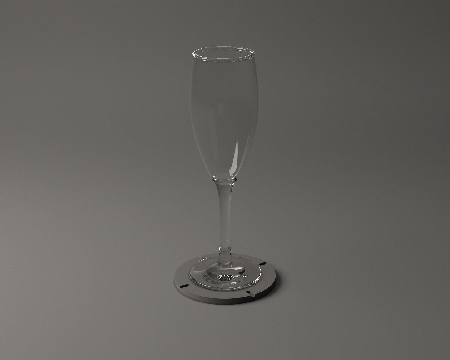 GLASSWARE---Champagne Flute 002 3D print model_14