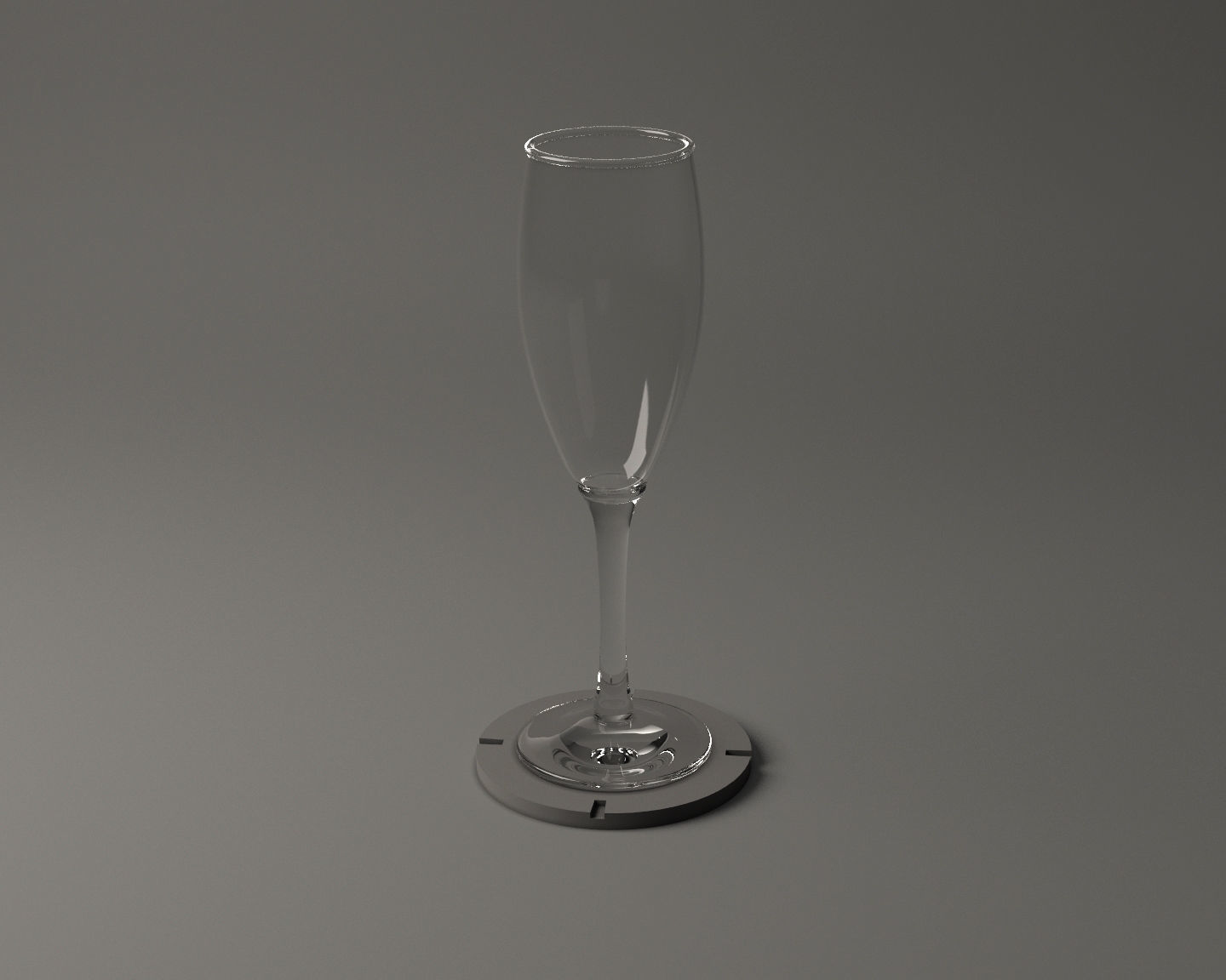 GLASSWARE---Champagne Flute 002 3D print model_12