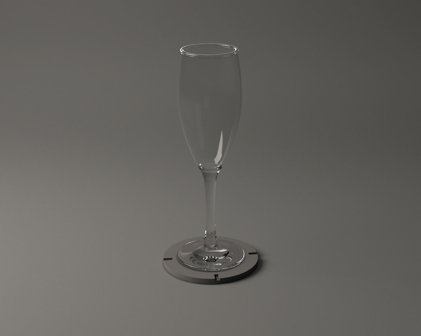 GLASSWARE---Champagne Flute 002 3D print model_8