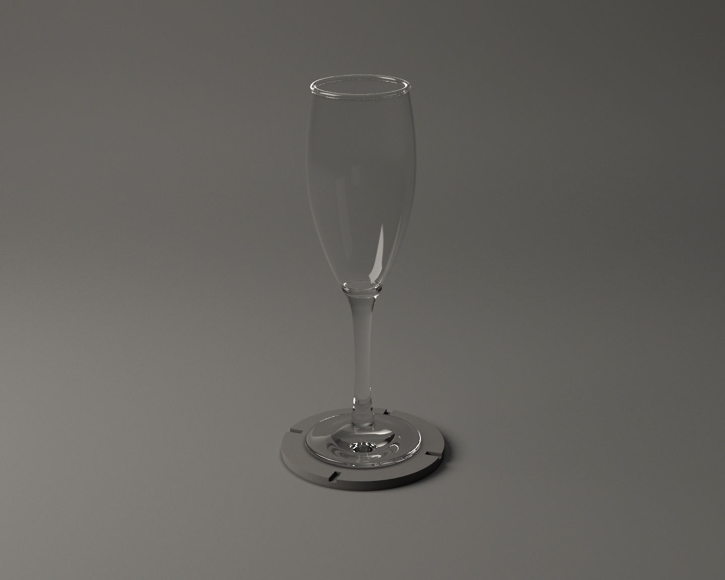 GLASSWARE---Champagne Flute 002 3D print model_16