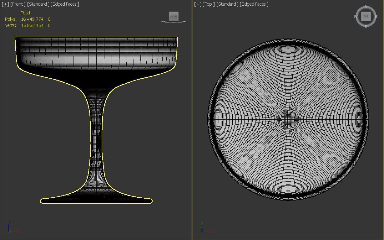 GLASSWARE---Cocktail Glass 001 3D print model_26