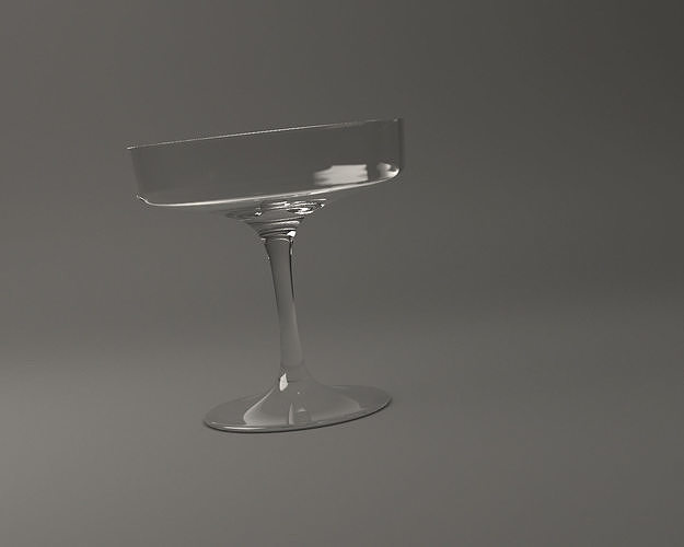 GLASSWARE---Cocktail Glass 001 3D print model