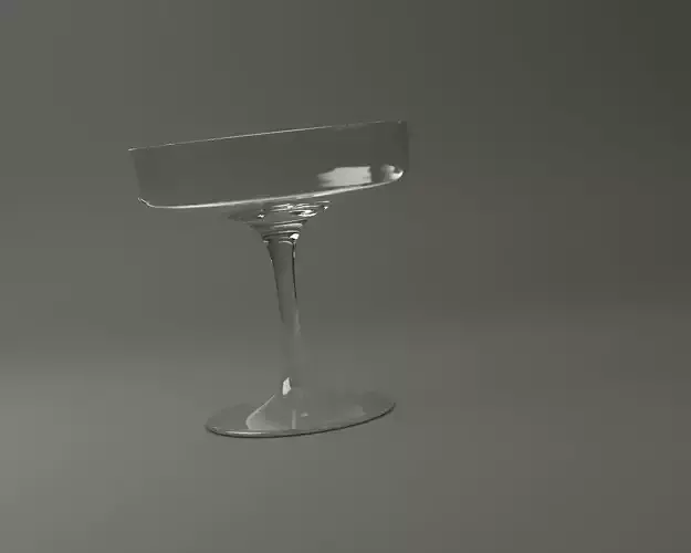 GLASSWARE---Cocktail Glass 001 3D print model