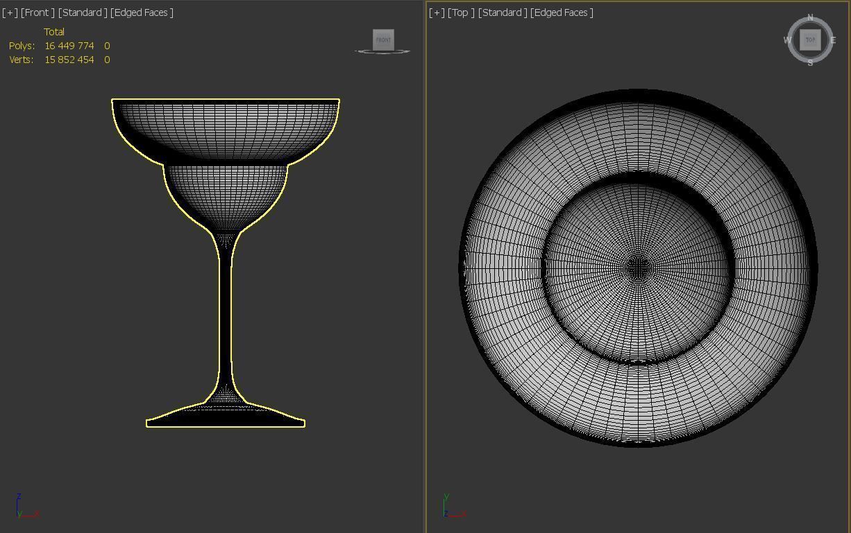 GLASSWARE---Cocktail Glass 004 3D print model_26