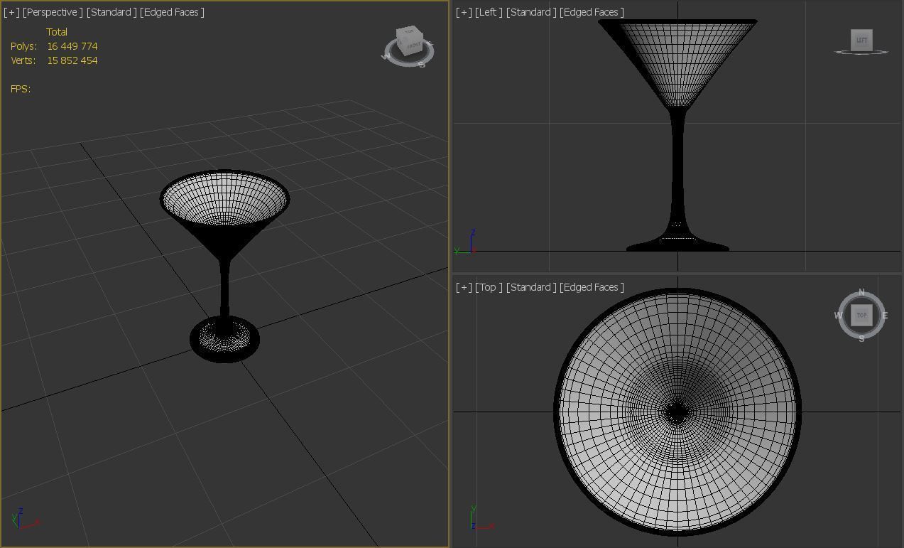 GLASSWARE---Cocktail Glass 007 3D print model_26