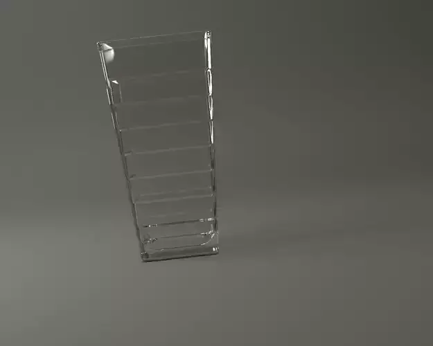 GLASSWARE---Square Glass 003 3D print model