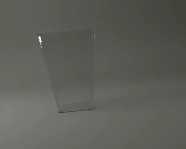 GLASSWARE---Square Glass 005 3D print model