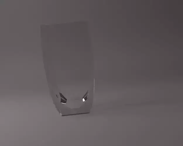 GLASSWARE---Square Glass 008 3D print model