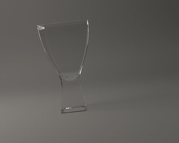 GLASSWARE---Square Cocktail Glass 001 3D print model