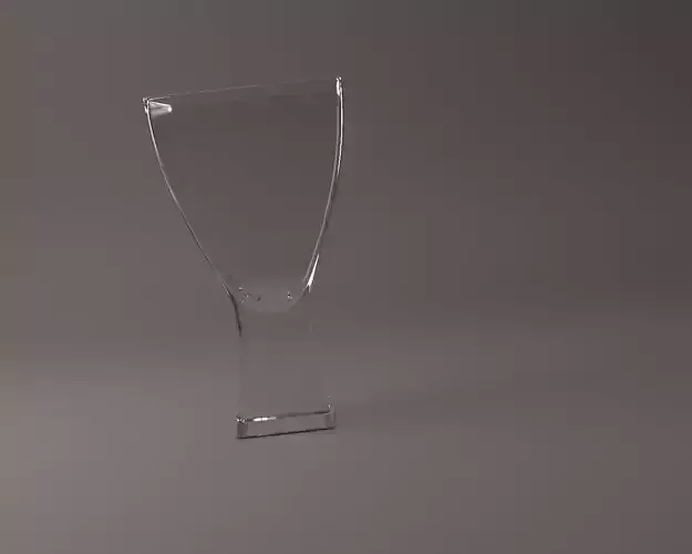 GLASSWARE---Square Cocktail Glass 001 3D print model