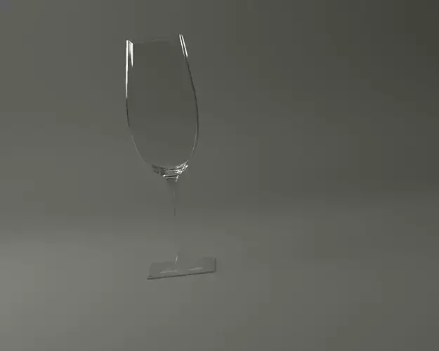 GLASSWARE---Square Wine Glass 004 3D print model