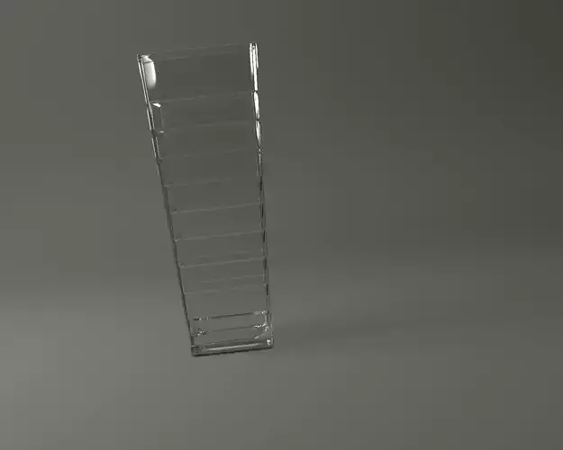 GLASSWARE---Square Glass 009 3D print model