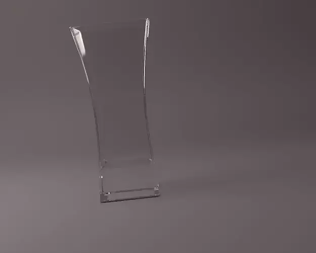 GLASSWARE---Square Glass 011 3D print model