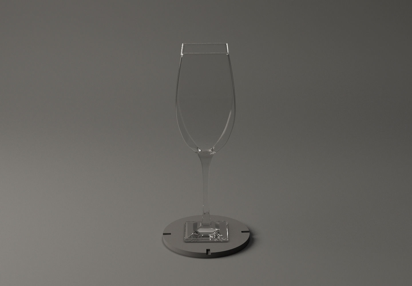 GLASSWARE---Square Wine Glass 002 3D print model_22