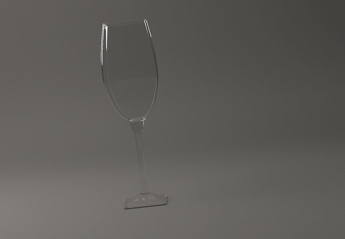GLASSWARE---Square Wine Glass 002 3D print model