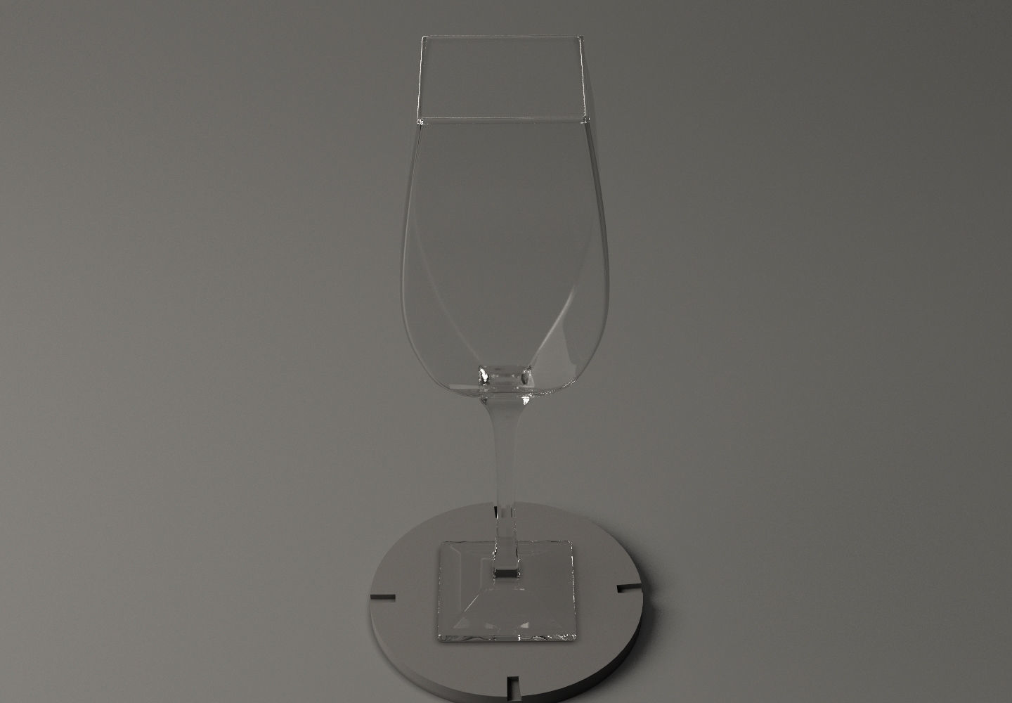 GLASSWARE---Square Wine Glass 002 3D print model_24