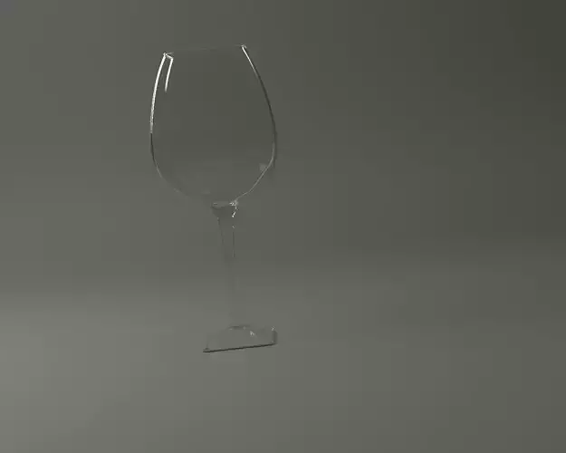 GLASSWARE---Square Wine Glass 003 3D print model