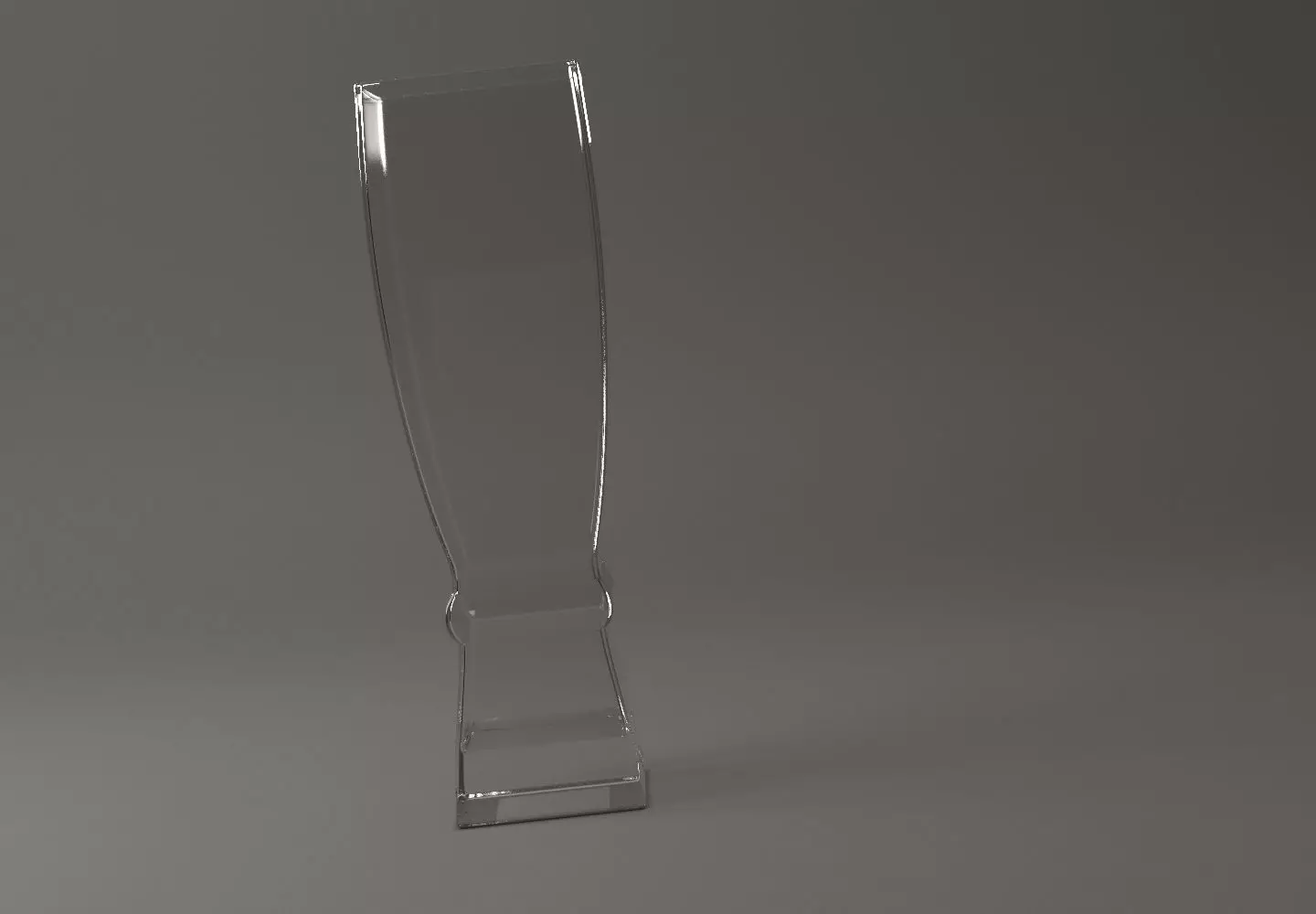 GLASSWARE---Square Beer Glass 001 3D print model