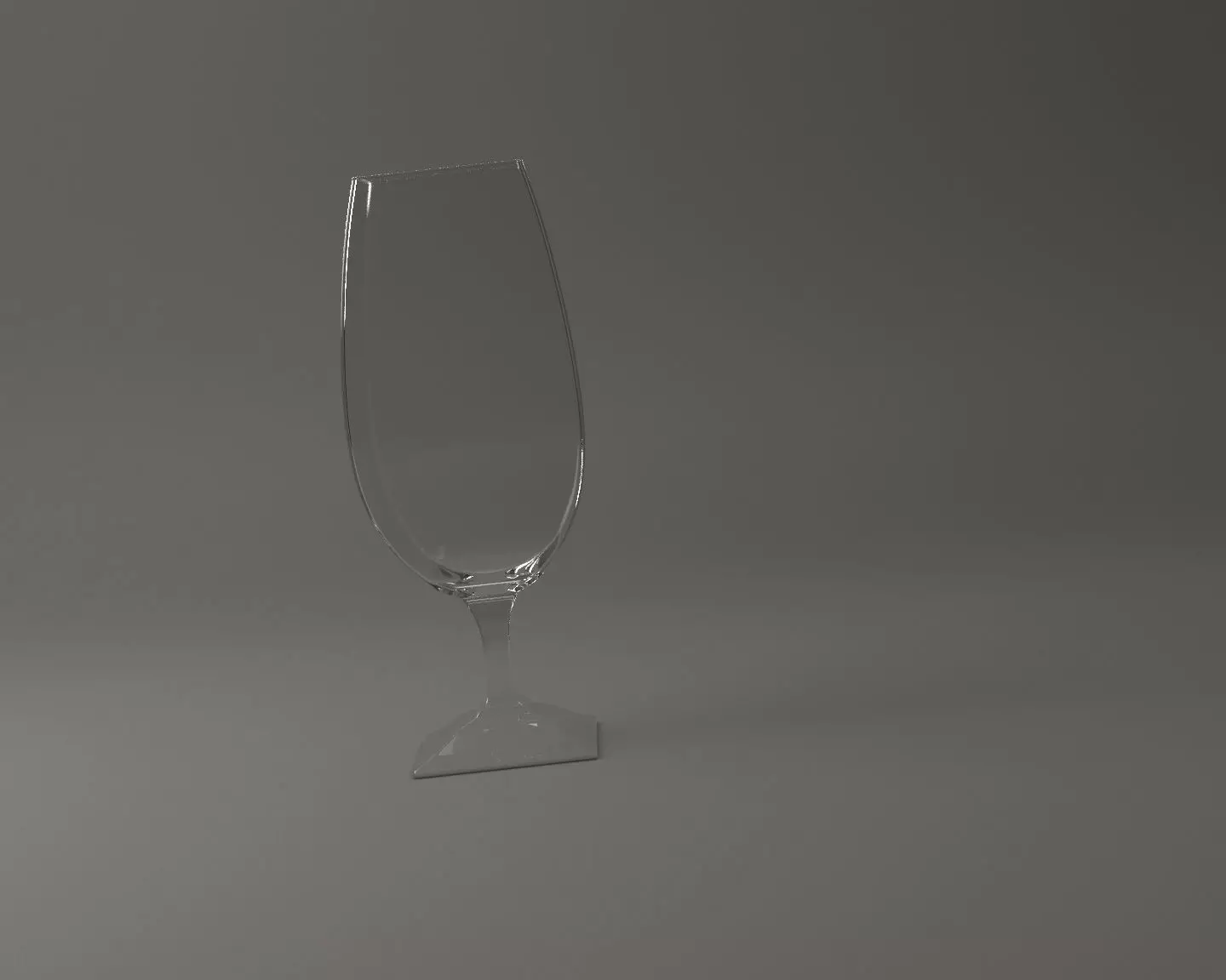 GLASSWARE---Square Wine Glass 005 3D print model_0