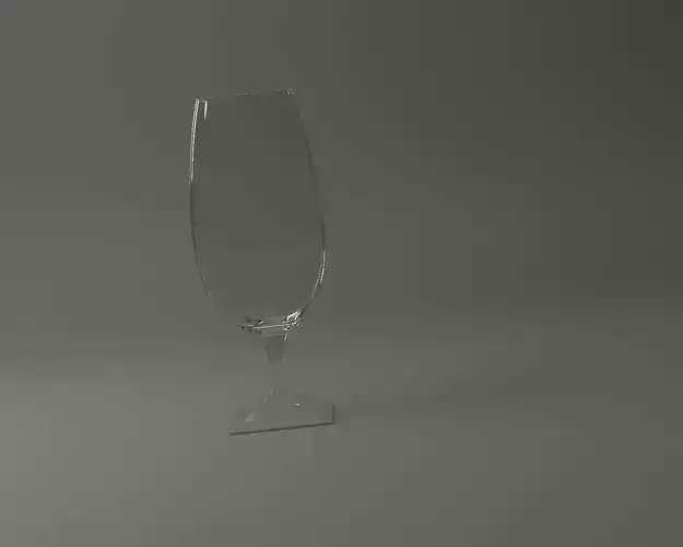 GLASSWARE---Square Wine Glass 005 3D print model