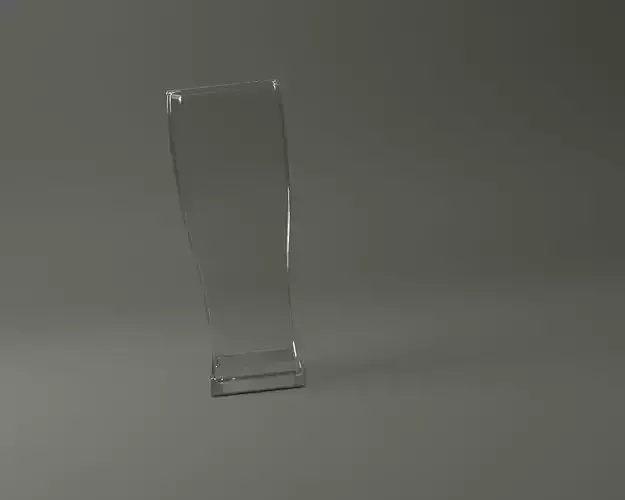 GLASSWARE---Square Beer Glass 002 3D print model
