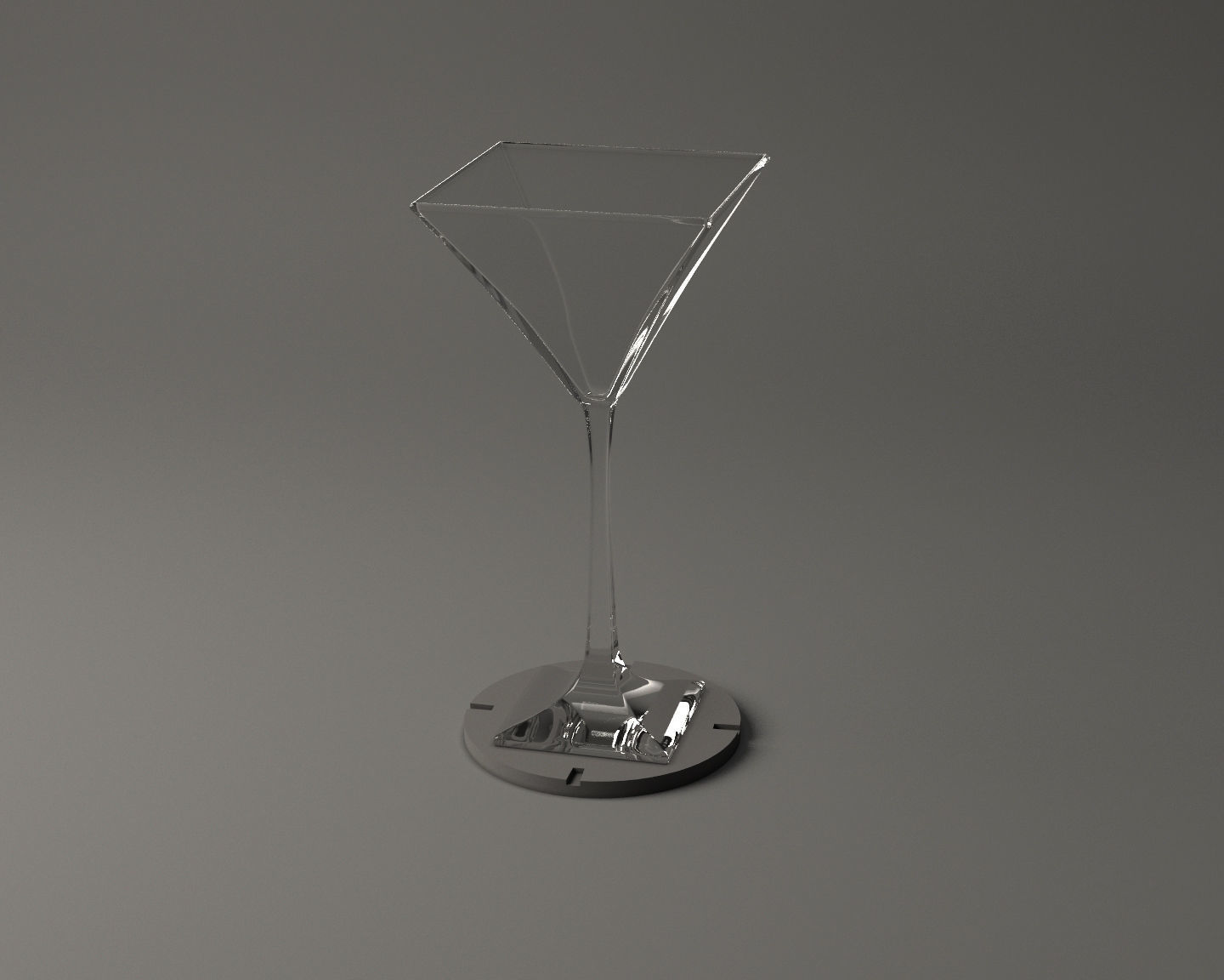 GLASSWARE---Square Cocktail Glass 005 3D print model_7