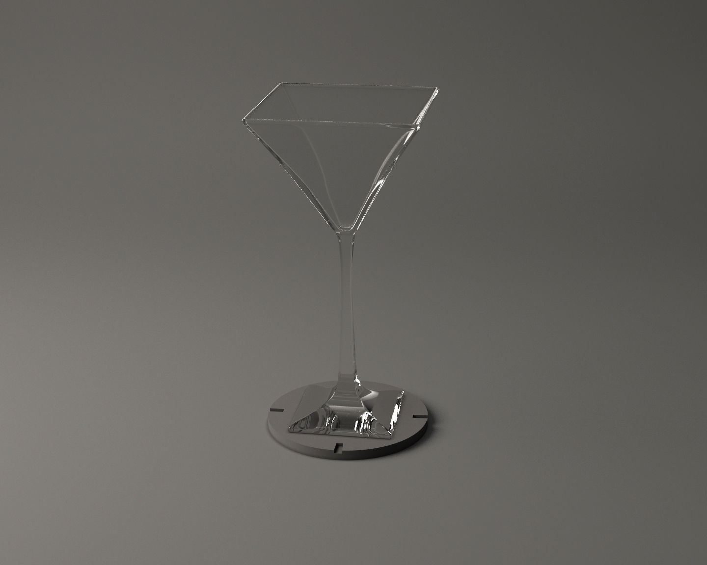 GLASSWARE---Square Cocktail Glass 005 3D print model_12