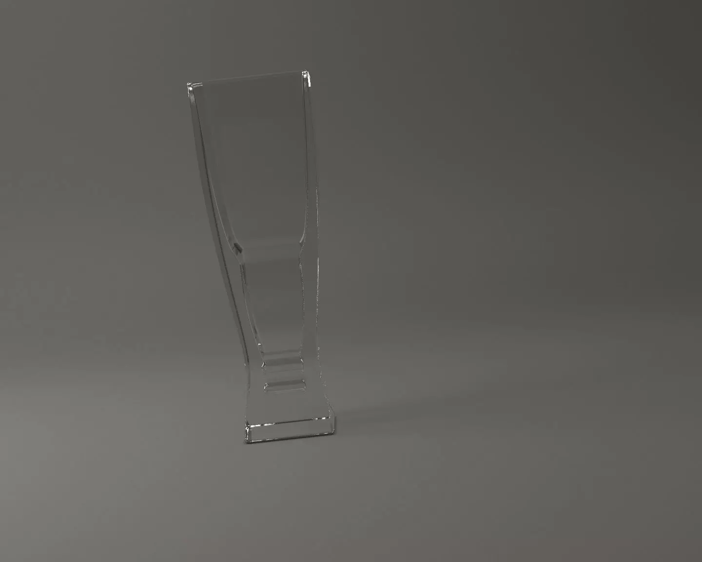GLASSWARE---Square Beer Glass 003 3D print model