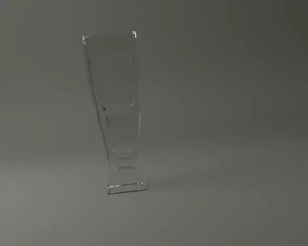GLASSWARE---Square Beer Glass 003 3D print model