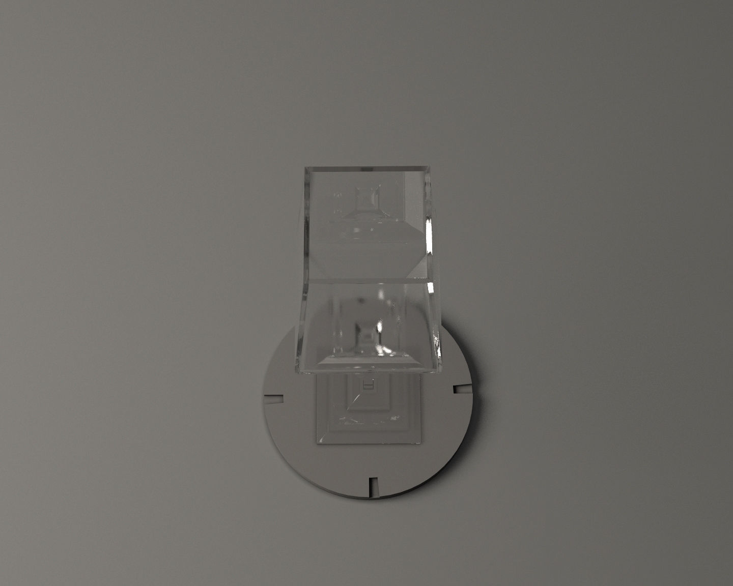 GLASSWARE---Square Long Wine Glass 001 3D print model_25