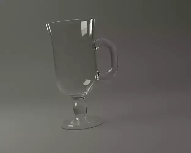 GLASSWARE---Irish Coffee Glass 001 3D print model