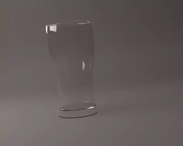 GLASSWARE--- Beer Glass 001 3D print model