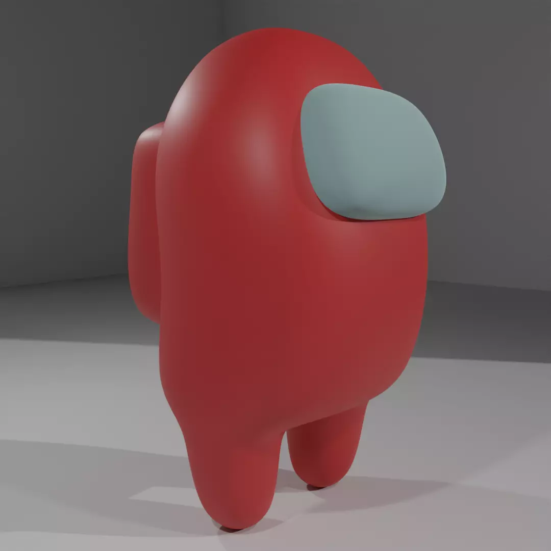 Among Us Crewmate 3D model_0