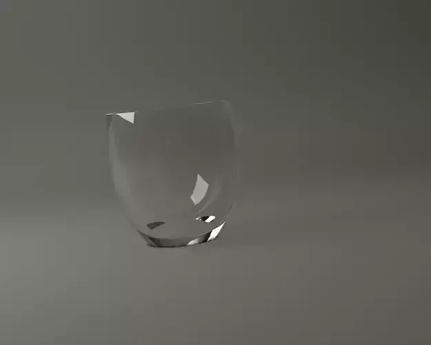 GLASSWARE---Water Glass 001 3D print model