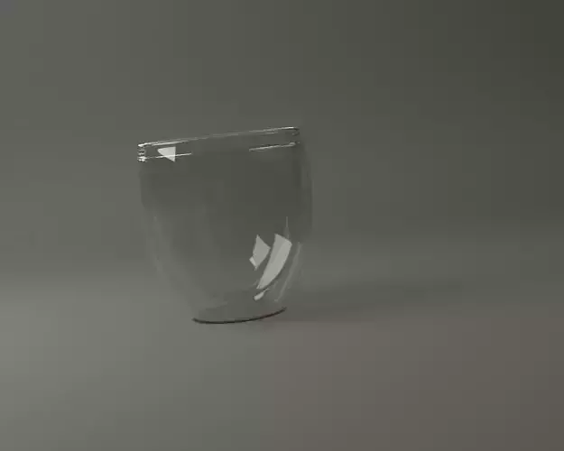 GLASSWARE---Water Glass 002 3D print model