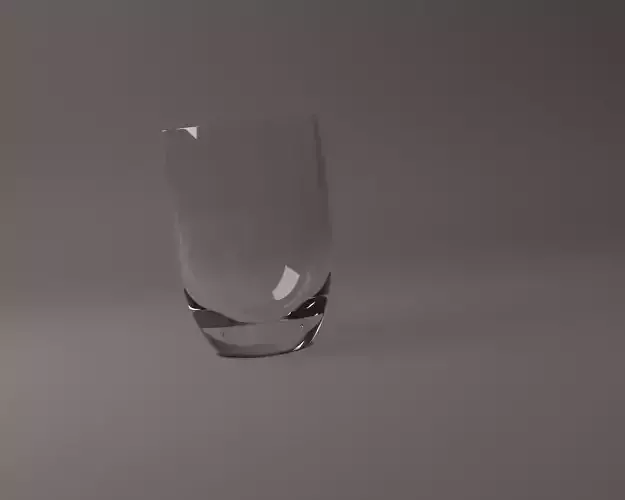 GLASSWARE---Water Glass 004 3D print model